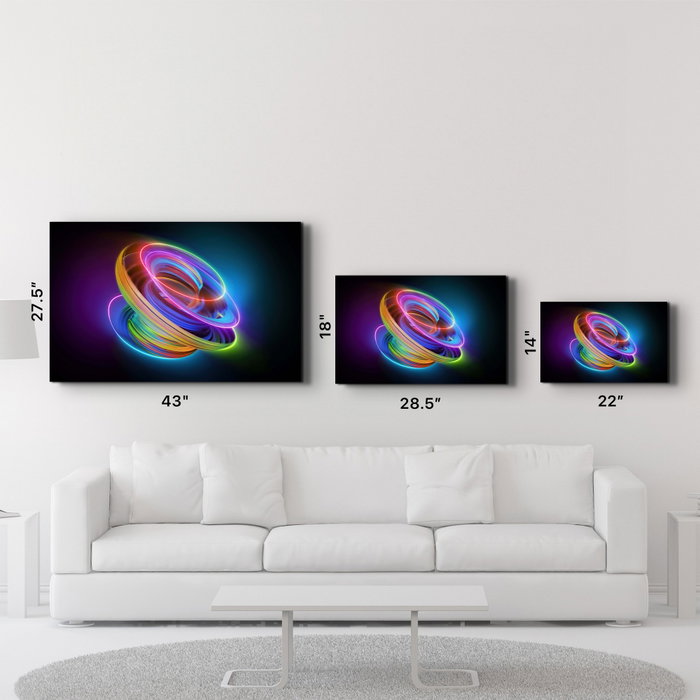 Wallity Pintura decorativa de vidrio templado Multicolor 35 x 55 cm Wallity Pintura decorativa de vidrio templado Multicolor 35 x 55 cm